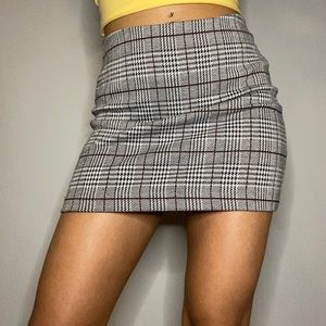 Plaid Mini Skirt